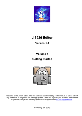 15926 Editor Version 1.4