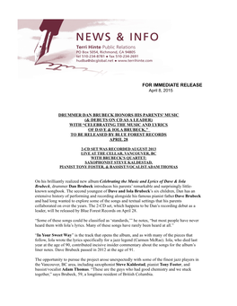 Press Release