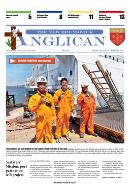 Seafarers' Mission, Port Partner on Wifi Project