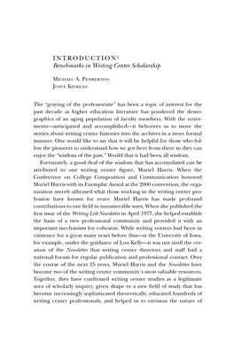 Critical Perspectives on Writing Center Scholarship