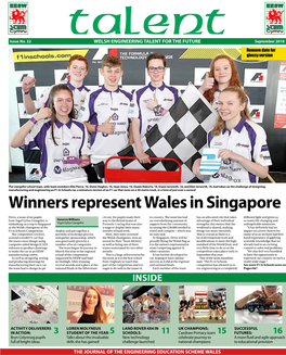 Winners Represent Wales in Singapore