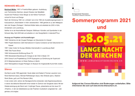 Sommerprogramm 2021 Und Sommerprogramm 2021