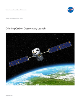 Orbiting Carbon Observatory Launch Press