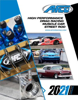 High Performance Drag Racing Muscle Car Street