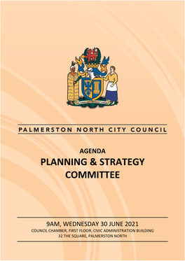 Agenda of Planning & Strategy Committee