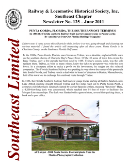 Railway & Locomotive Historical Society, Inc. Southeast Chapter