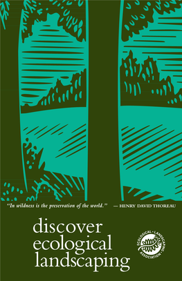 Discover Ecological Landscaping Brochure