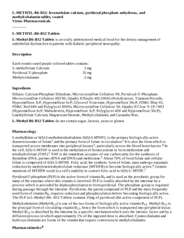 L-METHYL-B6-B12 Tablets