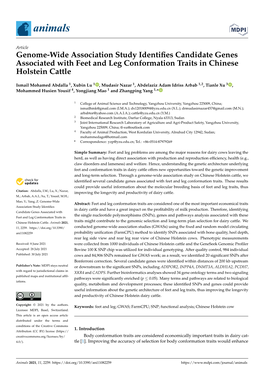 Genome-Wide Association Study Identifies Candidate Genes