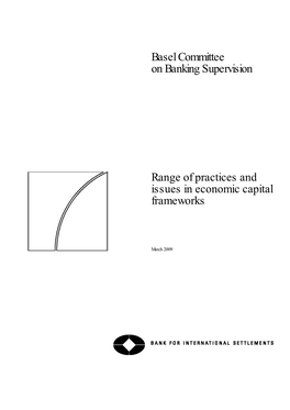 Range of Practices and Issues in Economic Capital Frameworks