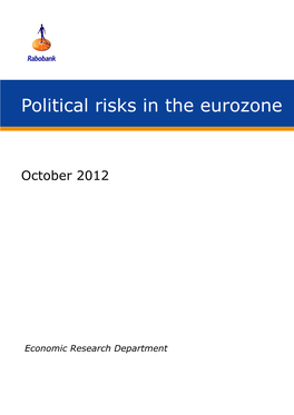 Political Risks in the Eurozone