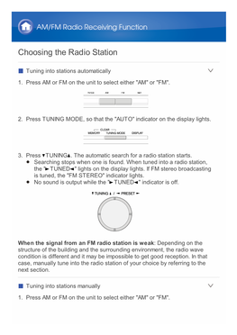 Choosing the Radio Station