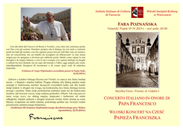 Papa Francesco Papieża Franciszka