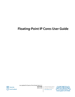 Floating-Point IP Cores User Guide