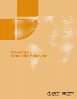 Prevention of Suicidal Behavior