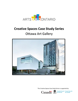 Creative Spaces Case Study Series Ottawa Art Gallery