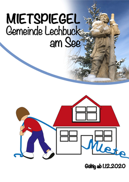Mietspiegel Gemeinde Lechbruck Am See Ab 01.12.2020