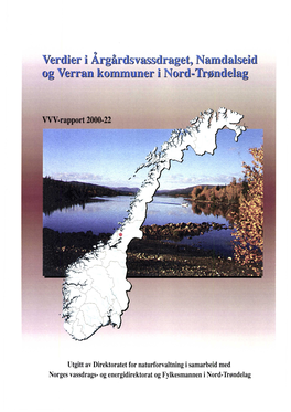 Verdier I Ãrgårdsvassdraget, Namdalseid Og Verran Kommuner I Nord-Trøndelag