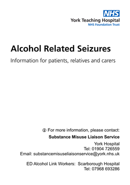 Alcohol Related Seizures