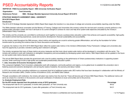 PSED Accountability Reports