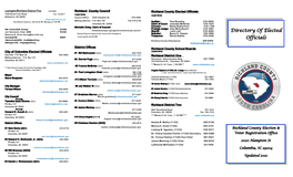 Directory of Elected Officials