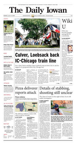 Daily Iowan (Iowa City, Iowa), 2009-07-27