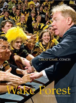 Wake Forest Magazine, September 2007