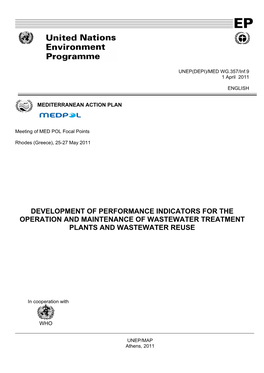 Development of Performance Indicators for the Operation and Maintenance of Wastewater Treatment Plants and Wastewater Reuse