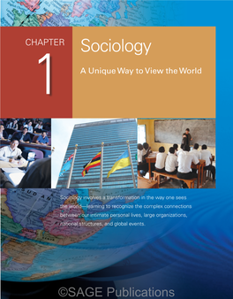 Sociology 1 a Unique Way to View the World