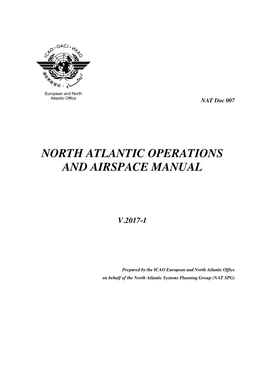 North Atlantic Operations and Airspace Manual