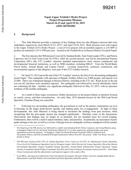 World Bank Document