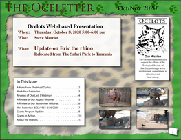 The Oceletter Oct/Nov 2020