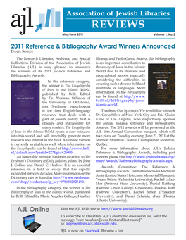 REVIEWS May/June 2011 Volume 1, No