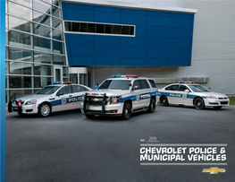 Chevrolet Police & Municipal Vehicles