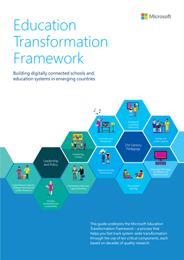 Education Transformation Framework Building Digitally Connected Schools and Education Systems in Emerging Countries