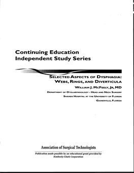 Continuing Education Independent Study Series