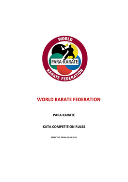 World Karate Federation