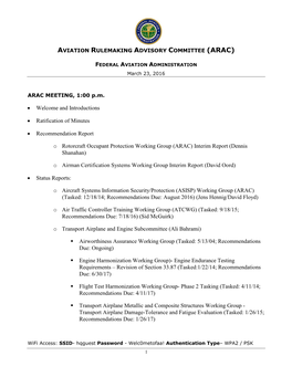 ARAC Meeting-March 2016.Pdf