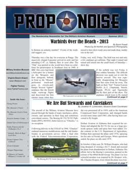 Prop Noise-Summer 2013 Issue.Indd