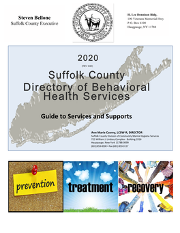 2020 Directory of Behavioral Health Services