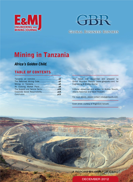 Mining in Tanzania