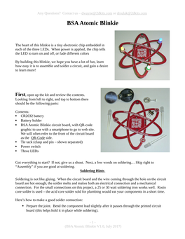 ATOM Blinkie Build Instructions