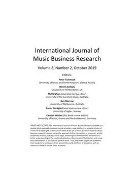 Volume 8, No 2, October 2019