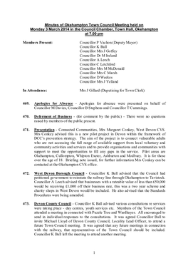 030314 Full Council Minutes