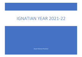 Ignatian Year 2021-22