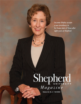 Shepherd University Magazine • Fall 2015