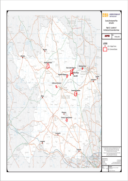 Location of Architectural Conservation Areas LEGEND