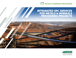 Integrated Epc Services for Metals & Minerals