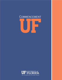 Spring 2015 112Th Ceremony University of Florida President