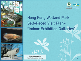 Hong Kong Wetland Park Self-Paced Visit Plan– “Indoor Exhibition Galleries”
